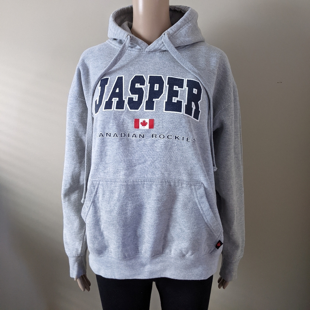 Jasper National Park grey hoodie, men's large